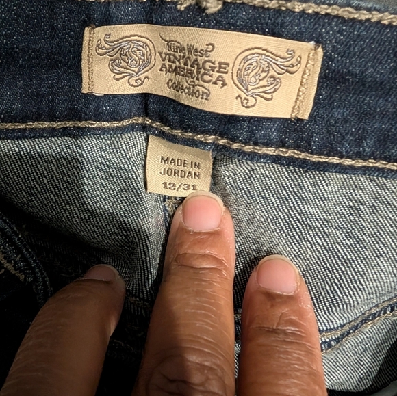 Nine West Vintage America Collection Matchstick Skinny Jeans Size 31/12r - Picture 3 of 5